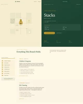 Archive — Authoritative Public Library Landing Page Template