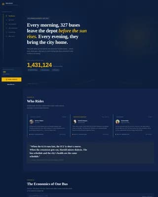 Mobilize — Community Transportation Authority Landing Page Template