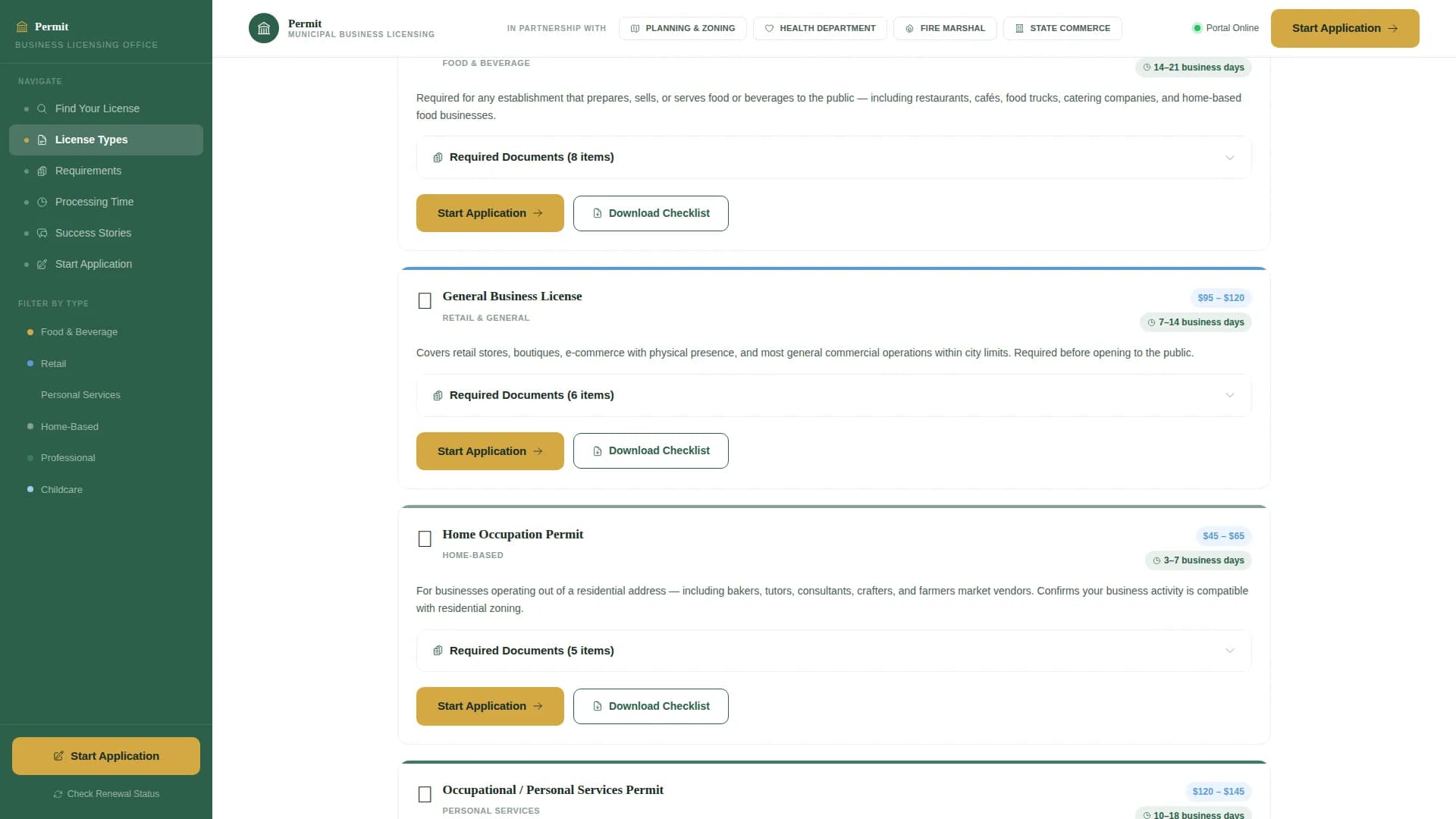 Register — Essential Business Licensing Landing Page Template
