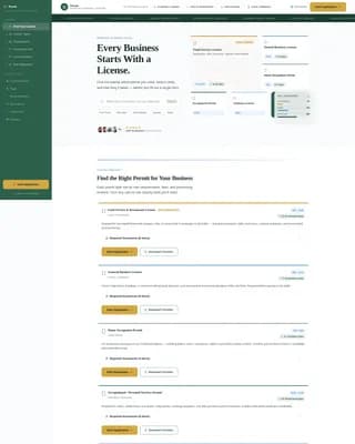 Register — Essential Business Licensing Landing Page Template