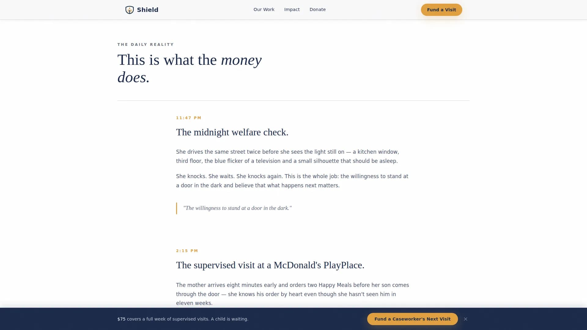 Shield — Safeguard Child Welfare Landing Page Template