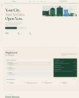 Civic — Accessible Government Services Landing Page Template