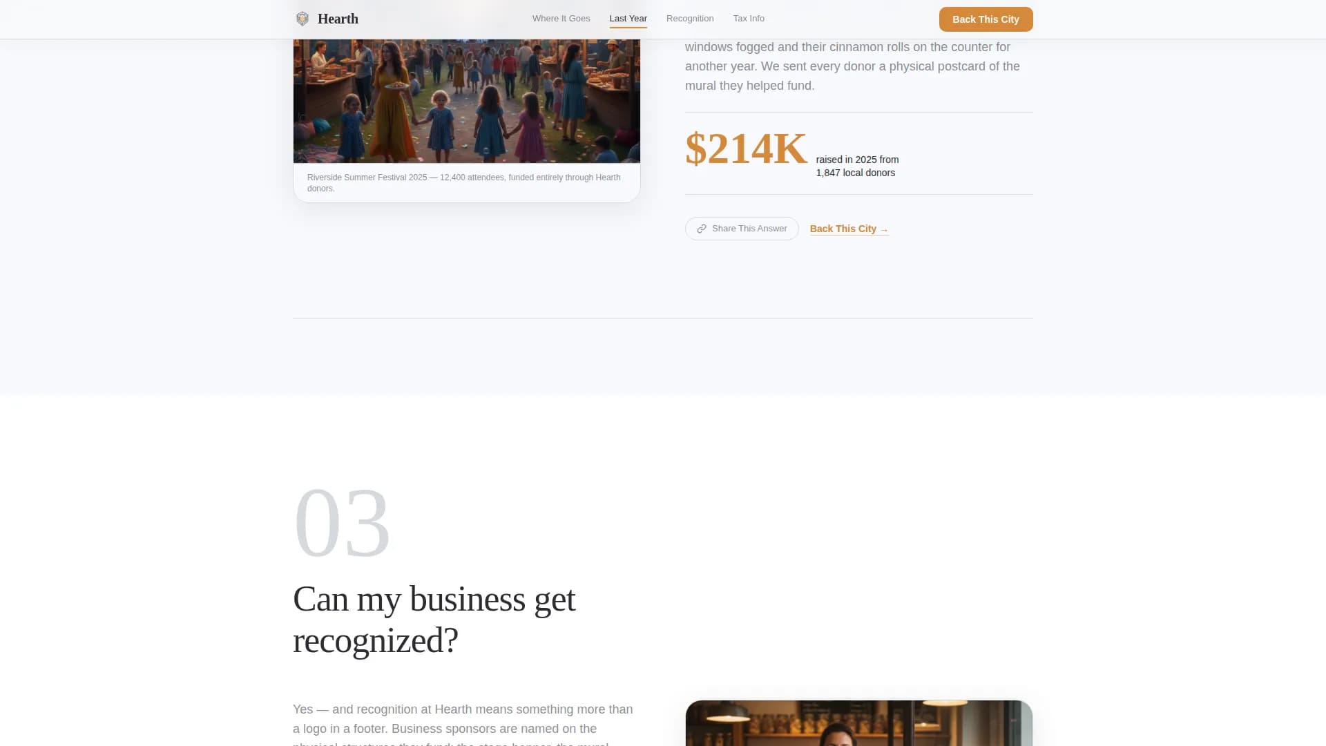 Hearth — Dynamic Destination Marketing Landing Page Template