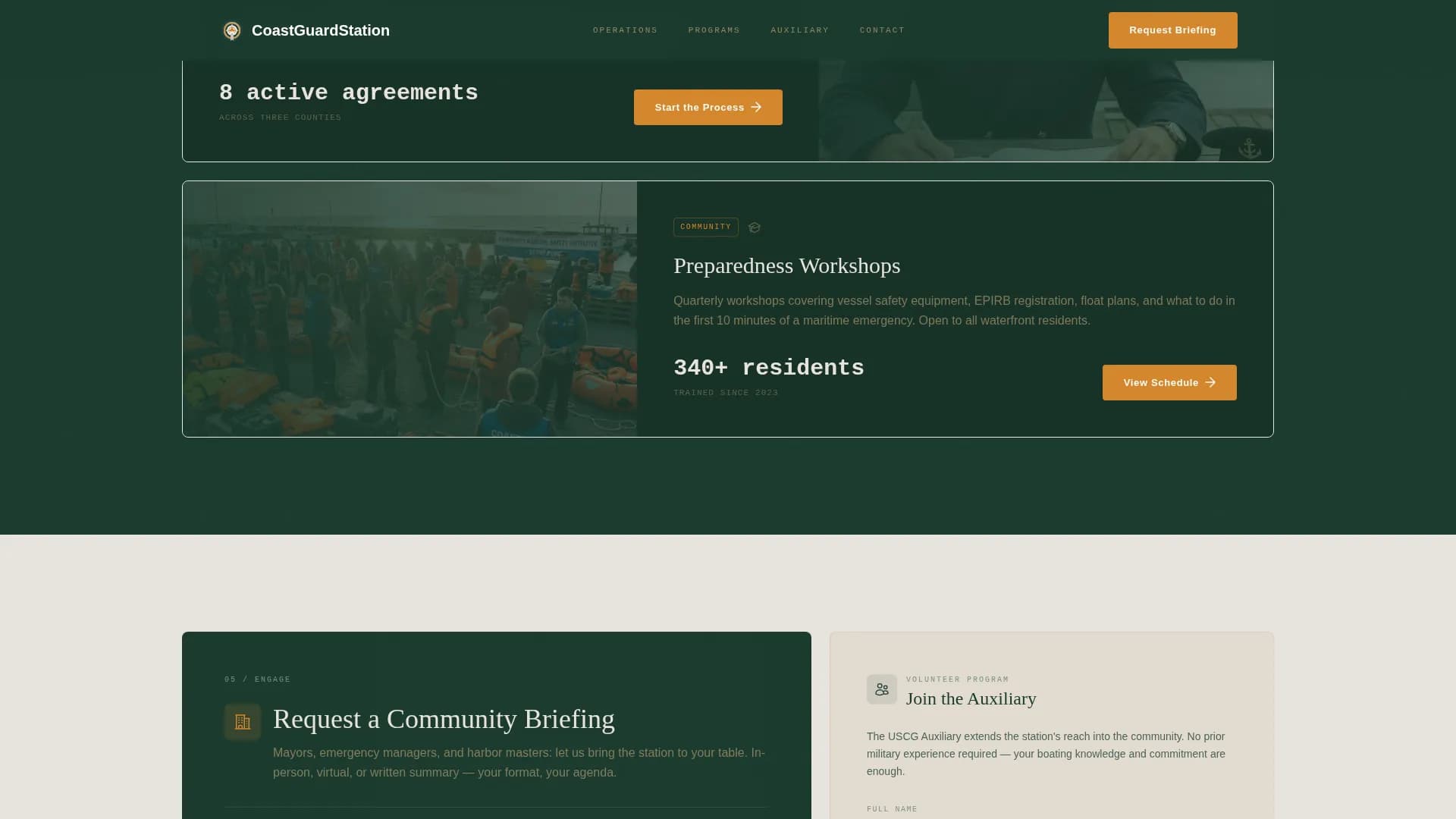 Sentinel — Rapid Crisis Response Landing Page Template