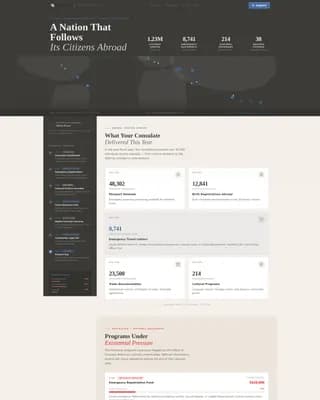 Consul - Sovereign Duty Fundraising Landing Page Template