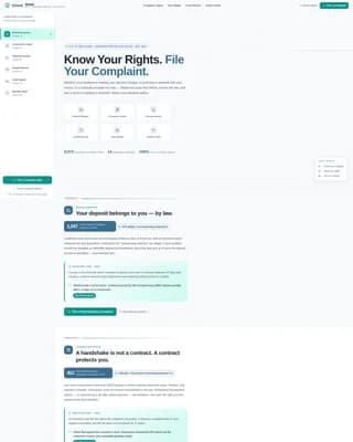 Shield — Consumer Protection Guide Landing Page Template