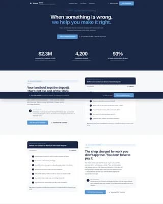 Shield - Trusted Consumer Protection Landing Page Template