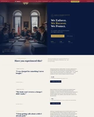 Shield — Consumer Agency Landing Page Template