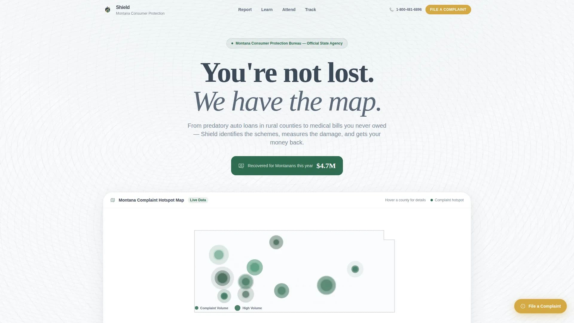 Shield - Trusted Consumer Protection Landing Page Template