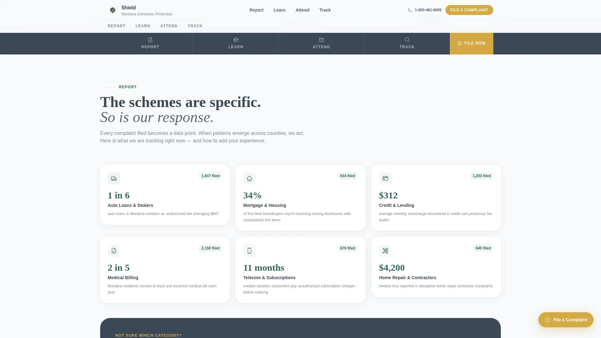 Shield - Trusted Consumer Protection Landing Page Template