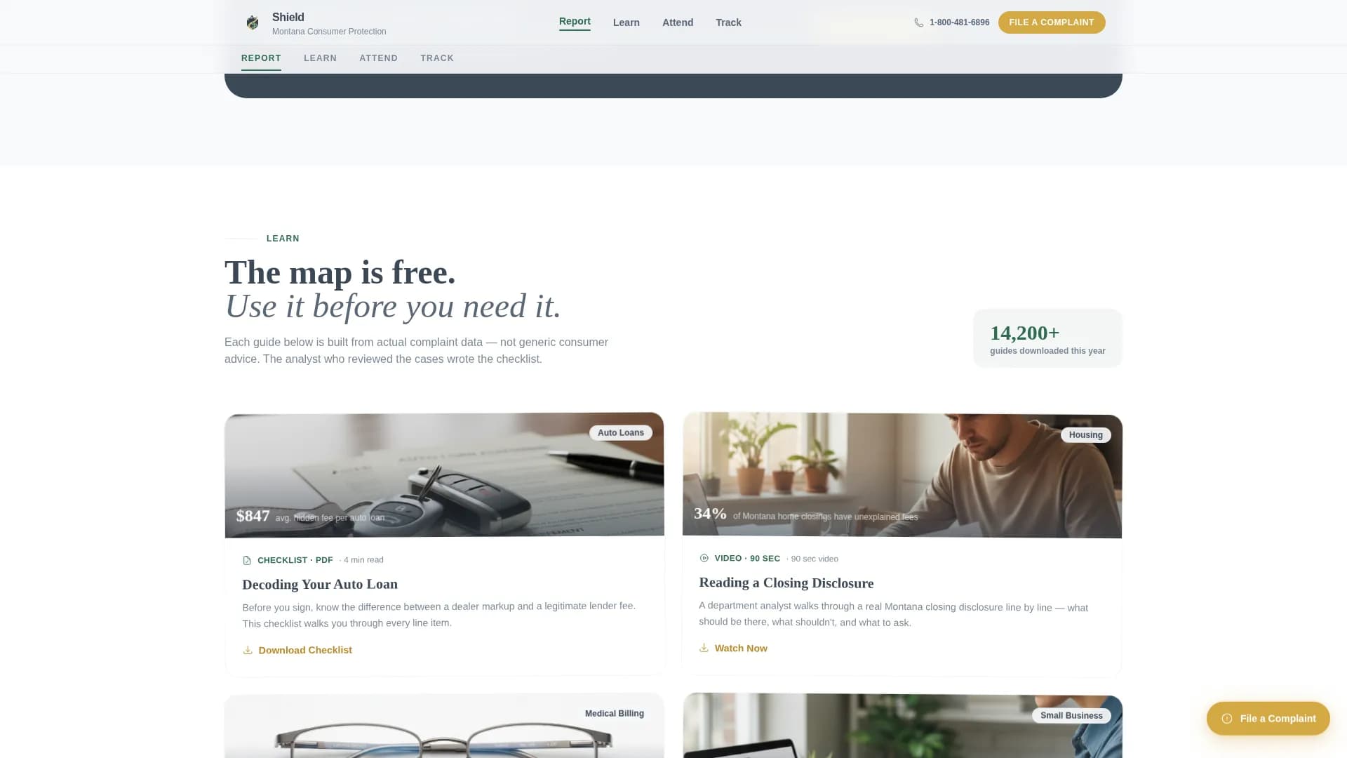 Shield - Trusted Consumer Protection Landing Page Template