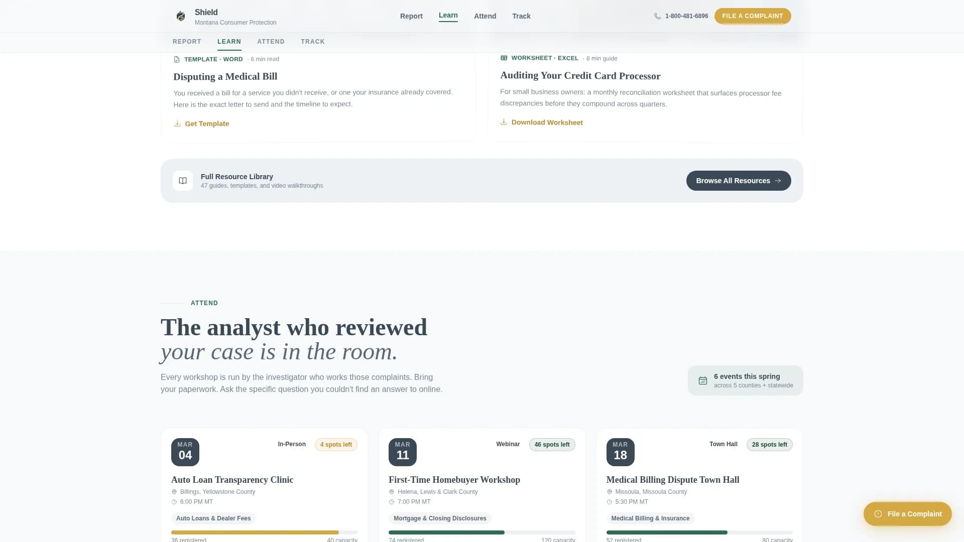 Shield - Trusted Consumer Protection Landing Page Template
