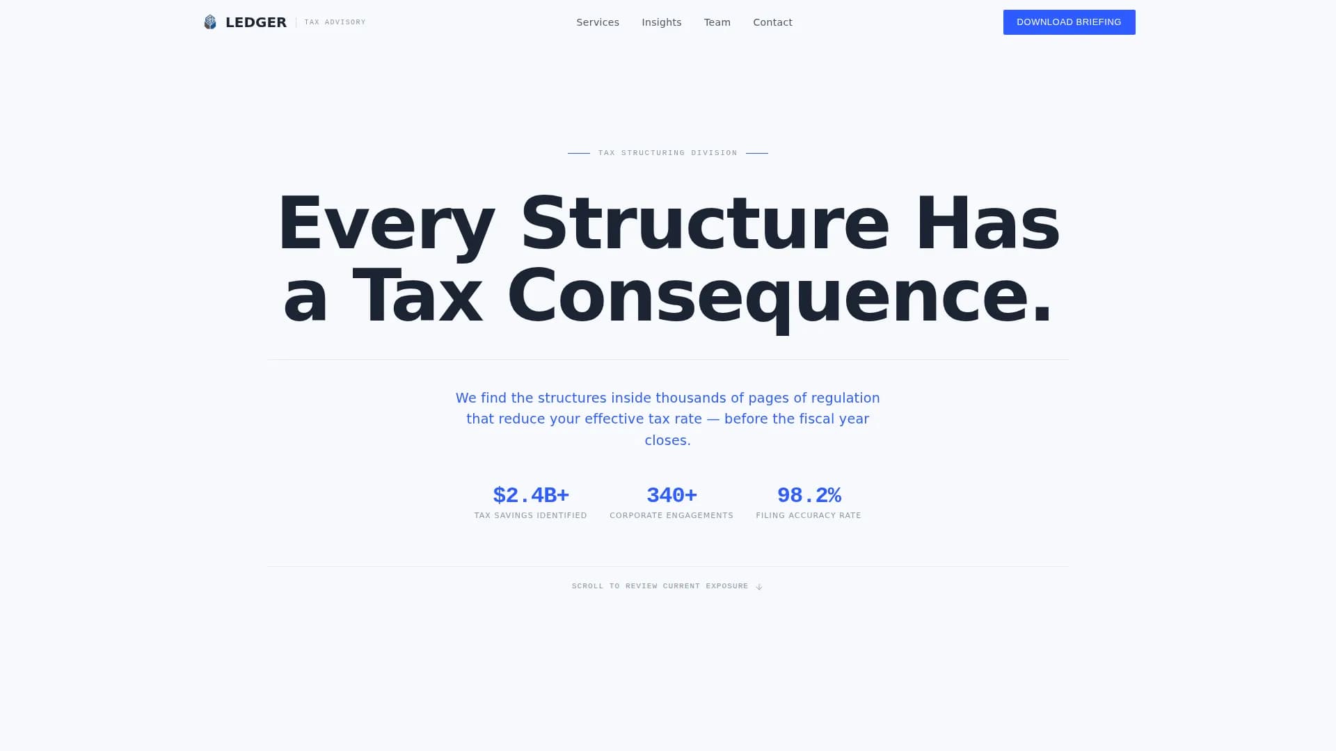 Revenue & Tax Authority Directory Website Template
