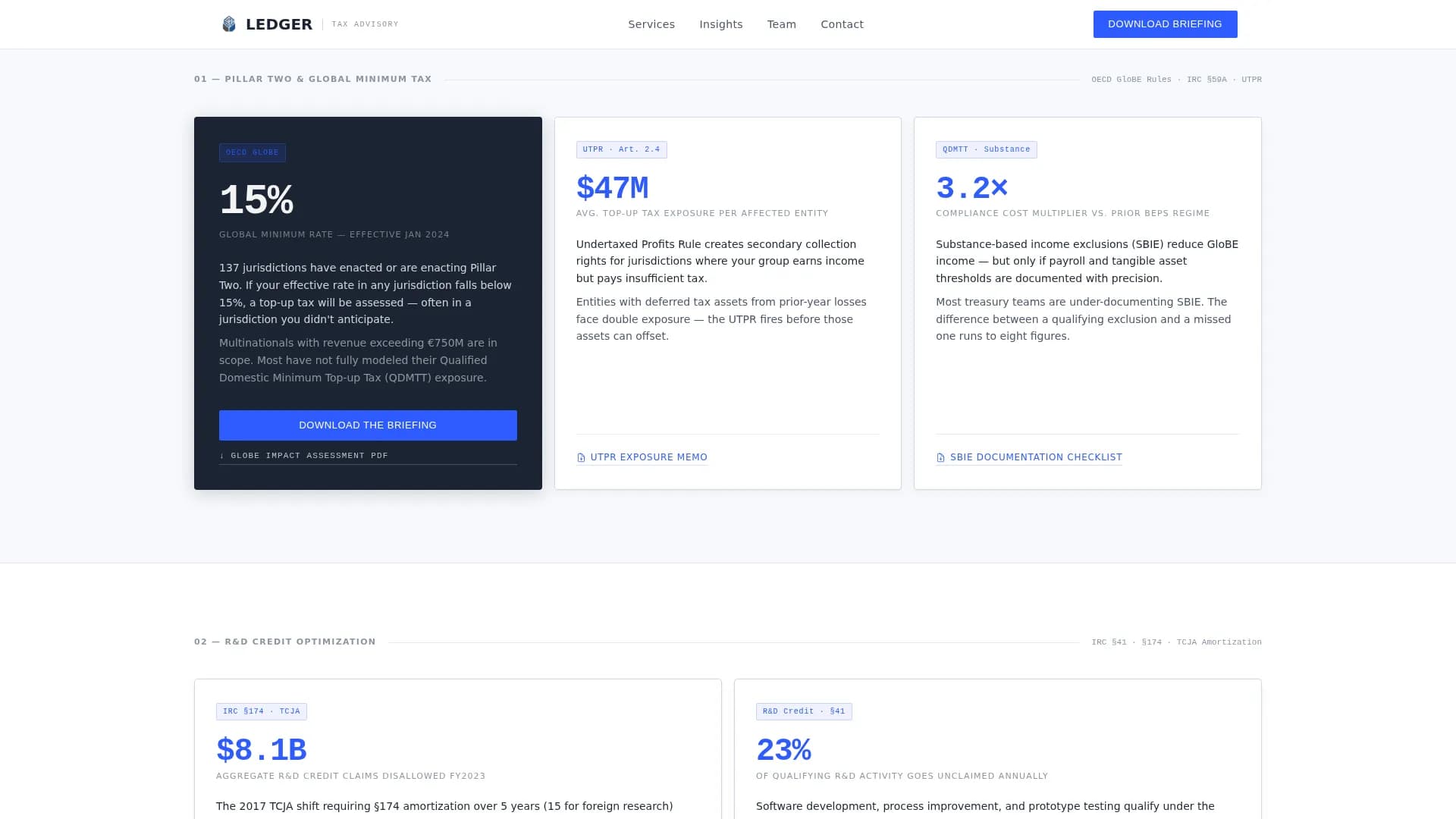 Revenue & Tax Authority Directory Website Template