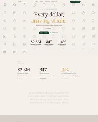 Tithe - Global Mission Support Landing Page Template
