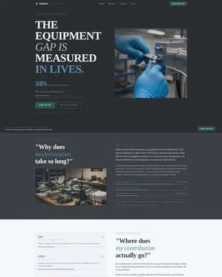 Shield — Authoritative Defense Solutions Landing Page Template