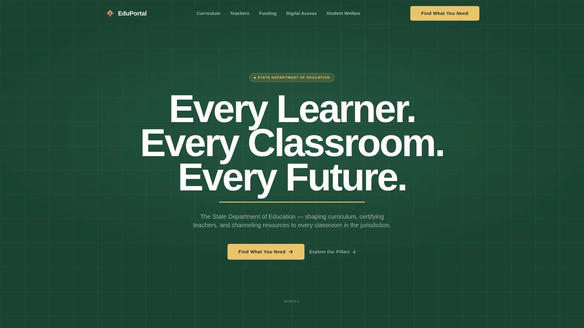 Edumandate — Accessible Learning Equity Landing Page Template