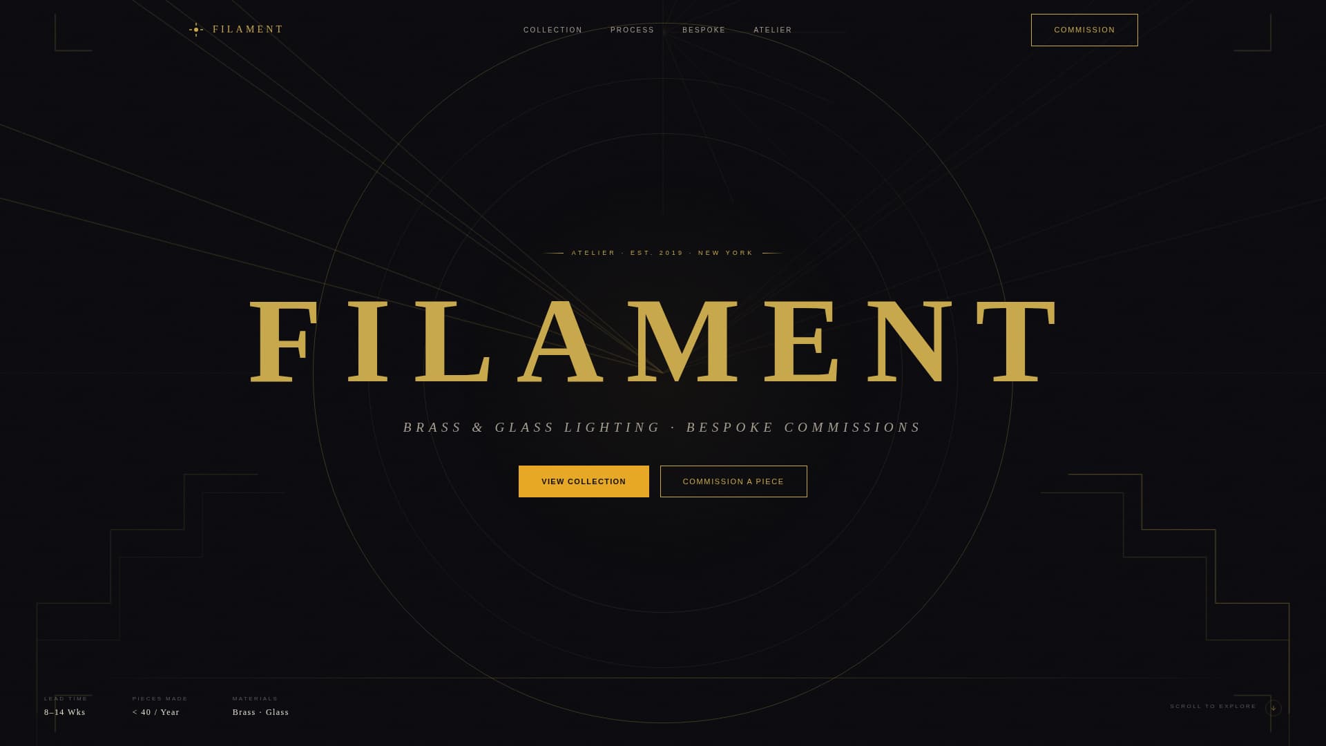 Art Deco Architecture Professional Website Template