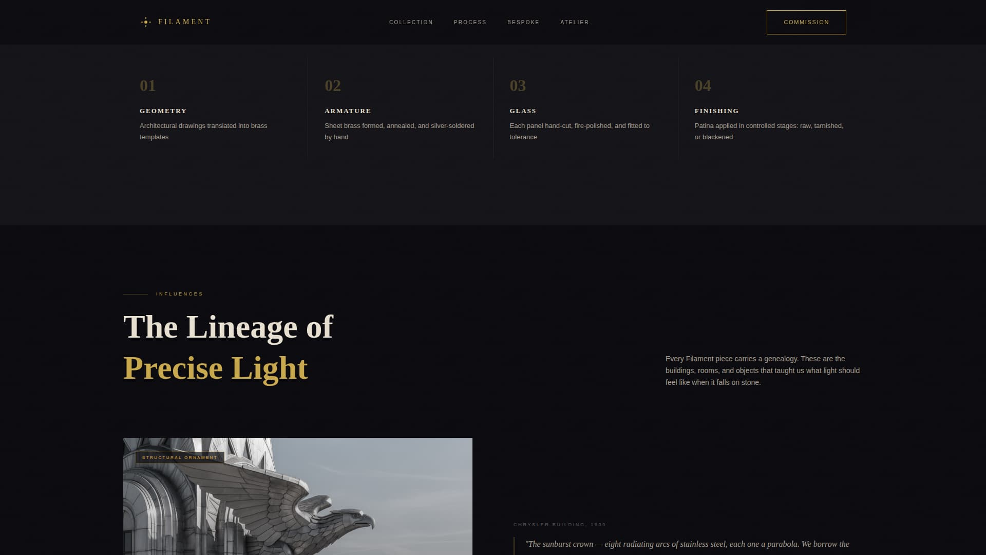 Art Deco Architecture Professional Website Template