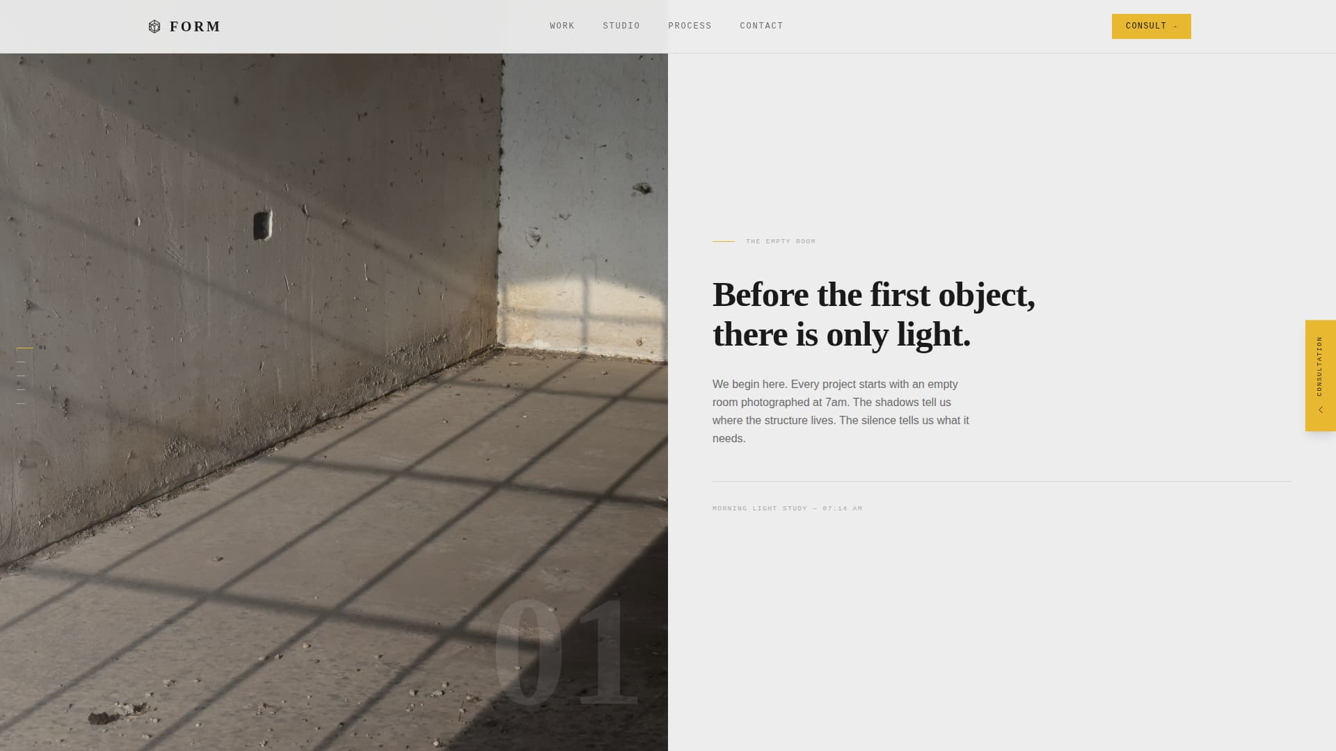 Bauhaus Architecture Blog Website Template