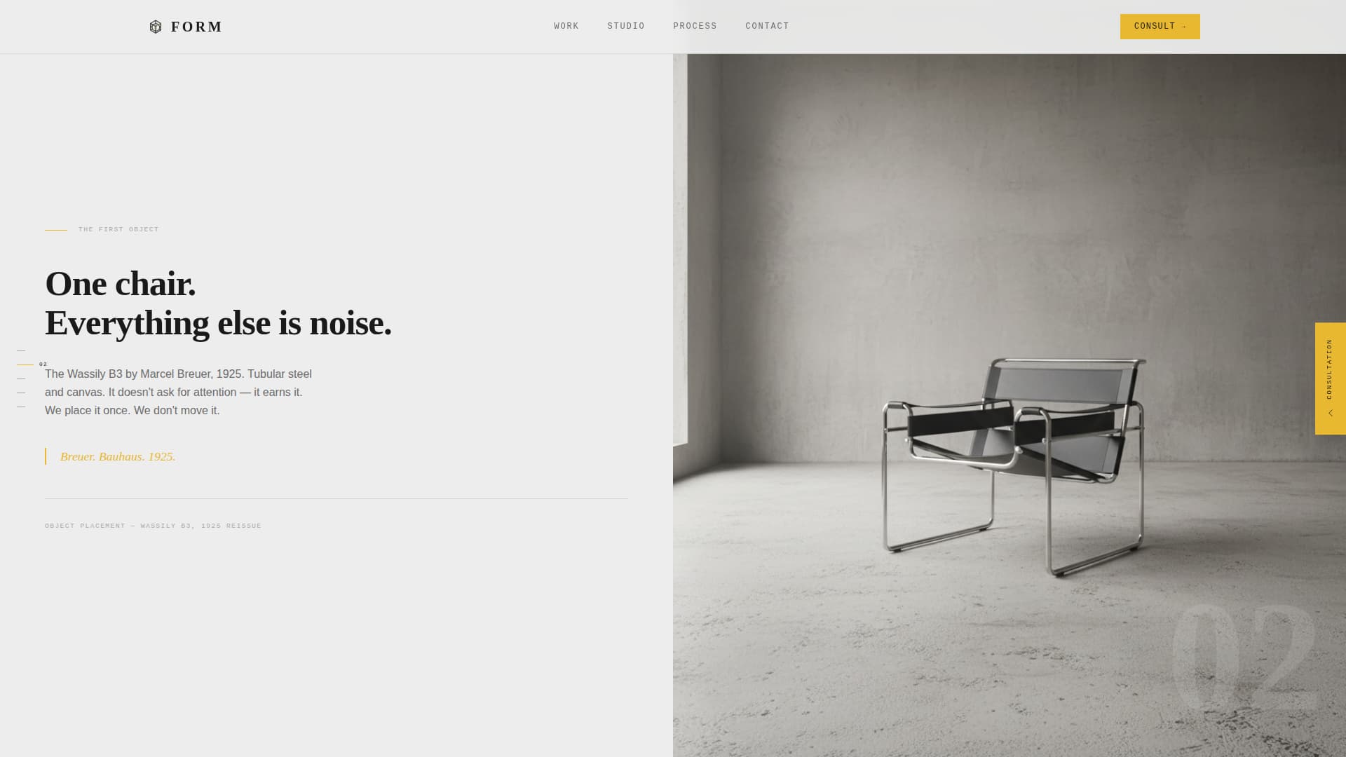 Bauhaus Architecture Blog Website Template