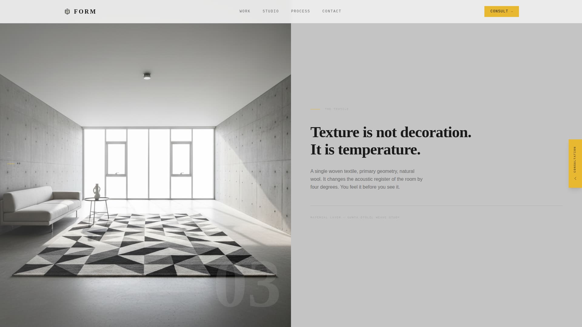 Bauhaus Architecture Blog Website Template