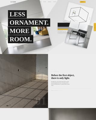 Bauhaus Architecture Blog Website Template
