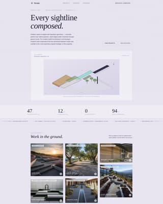 Bauhaus Architecture Pricing Website Template