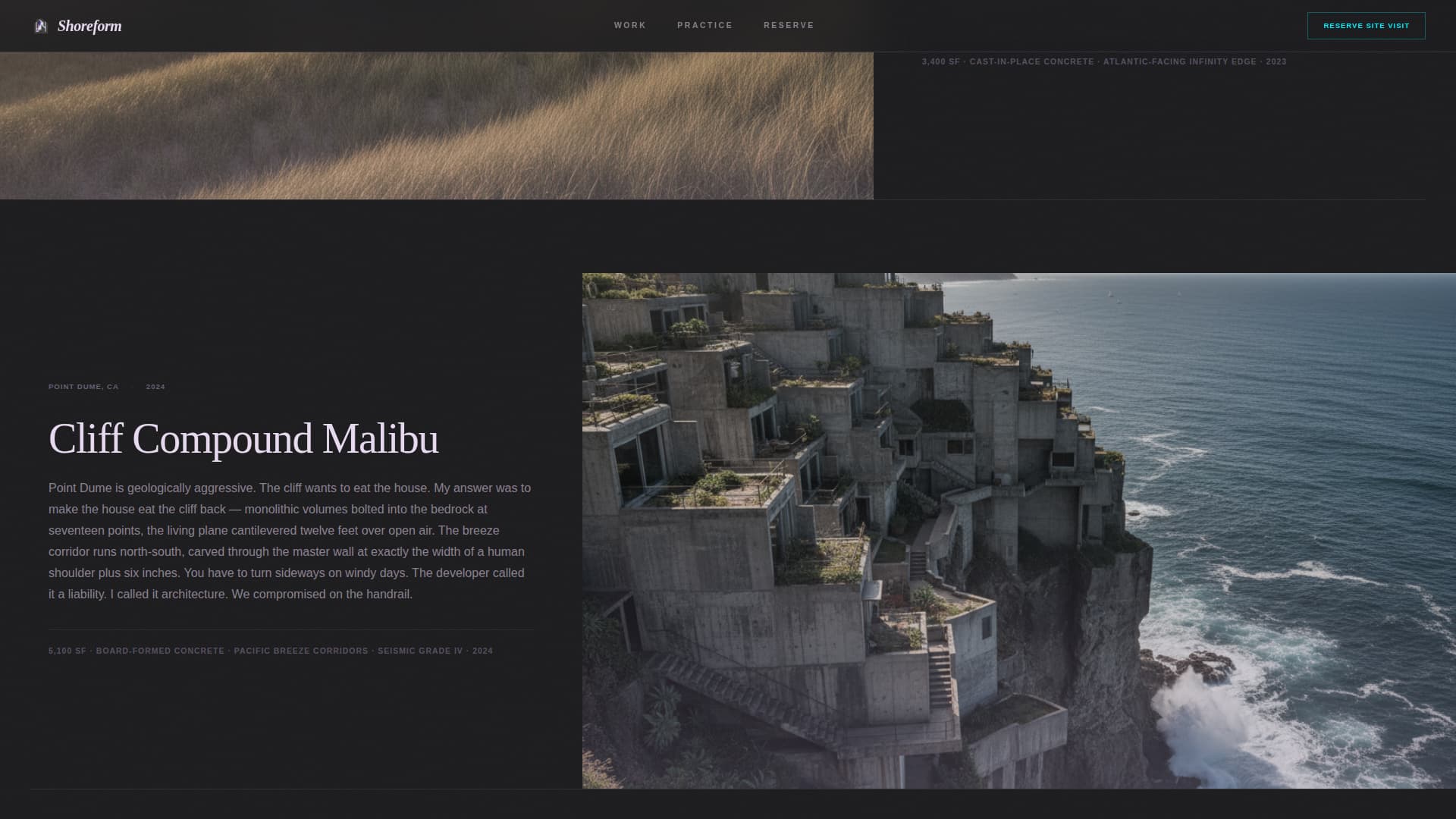 Residential Design Pre-Launch Website Template
