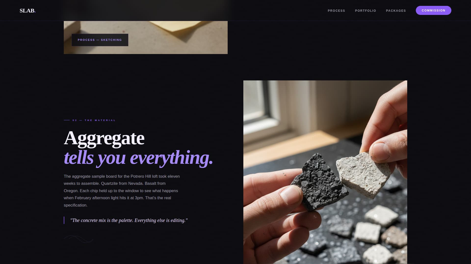 Brutalist Architecture Pricing Website Template