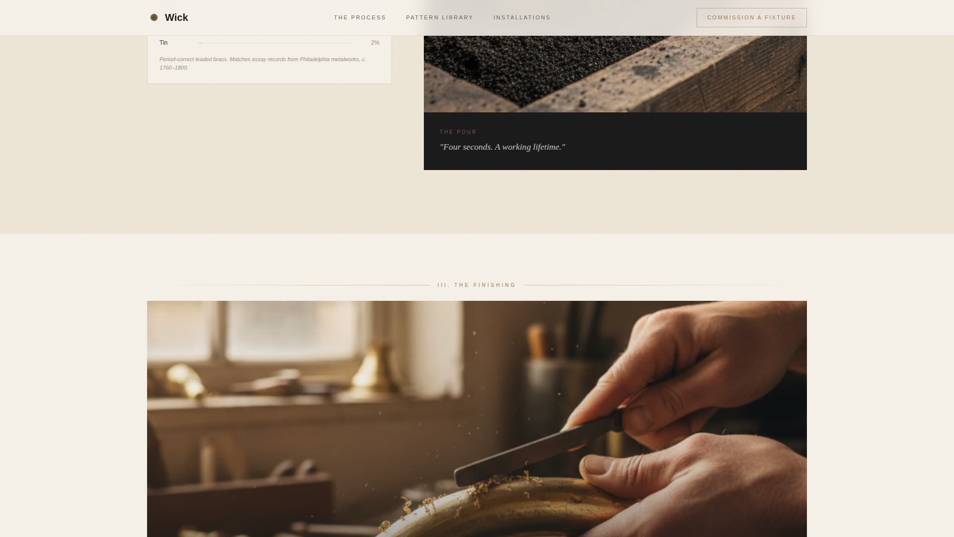 Colonial Architecture Booking Website Template
