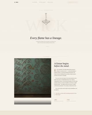Colonial Architecture Booking Website Template