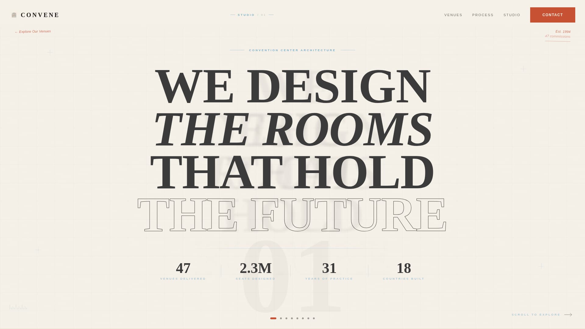Hospitality & Restaurant Design Portfolio Website Template