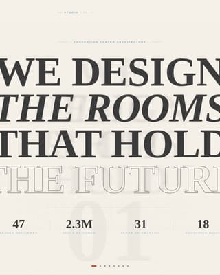 Hospitality & Restaurant Design Portfolio Website Template