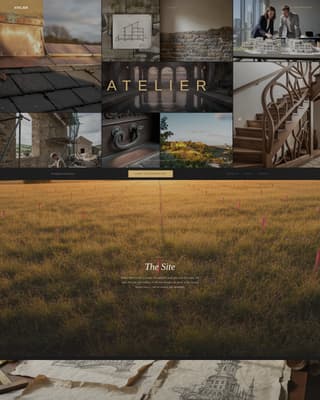 Atelier - Luxe Craftsman Landing Page Template