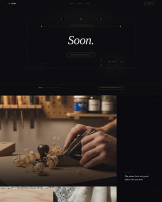 Atelier - Luxe Craftsman Landing Page Template