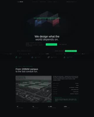Industrial & Warehouse Design Professional Website Template