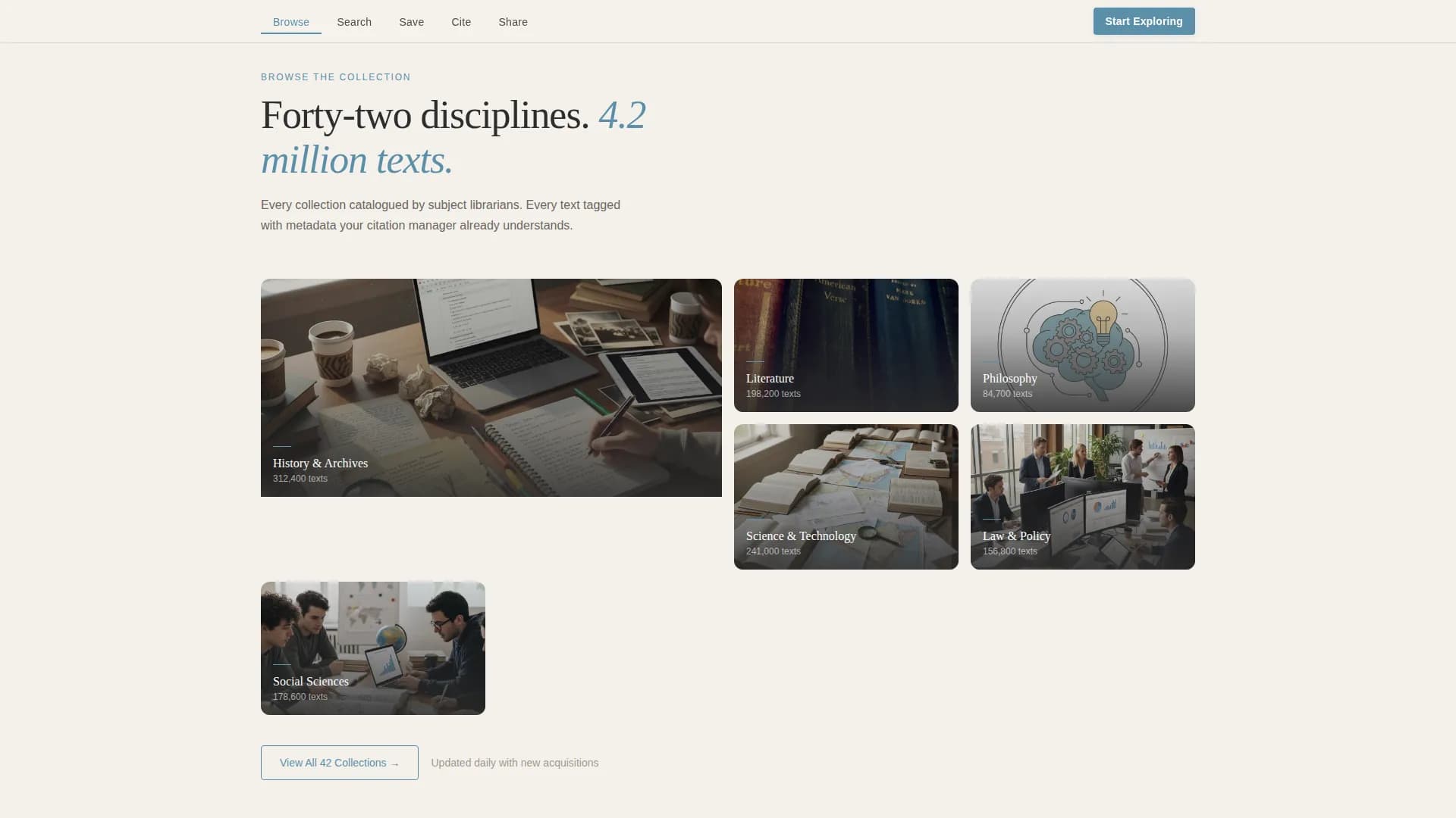 Stacks — Authoritative Knowledge Repository Landing Page Template