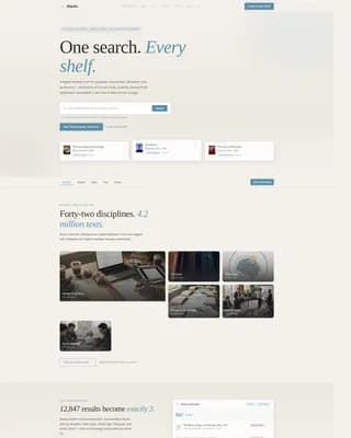 Stacks — Authoritative Knowledge Repository Landing Page Template