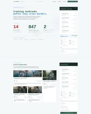 Public Health Department Specialist Professional Website Template