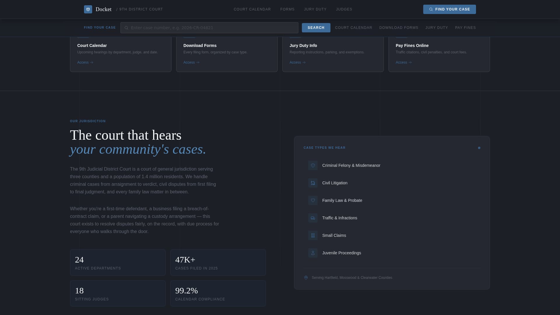 Judiciary & Legal Professional Website Template