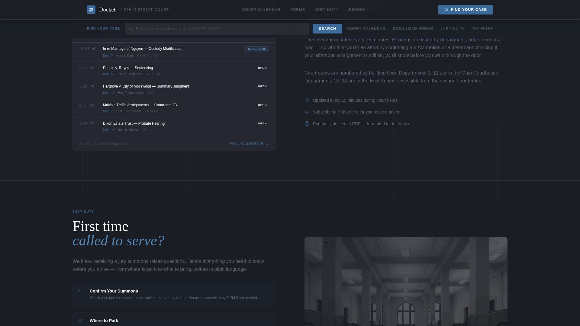 Judiciary & Legal Professional Website Template