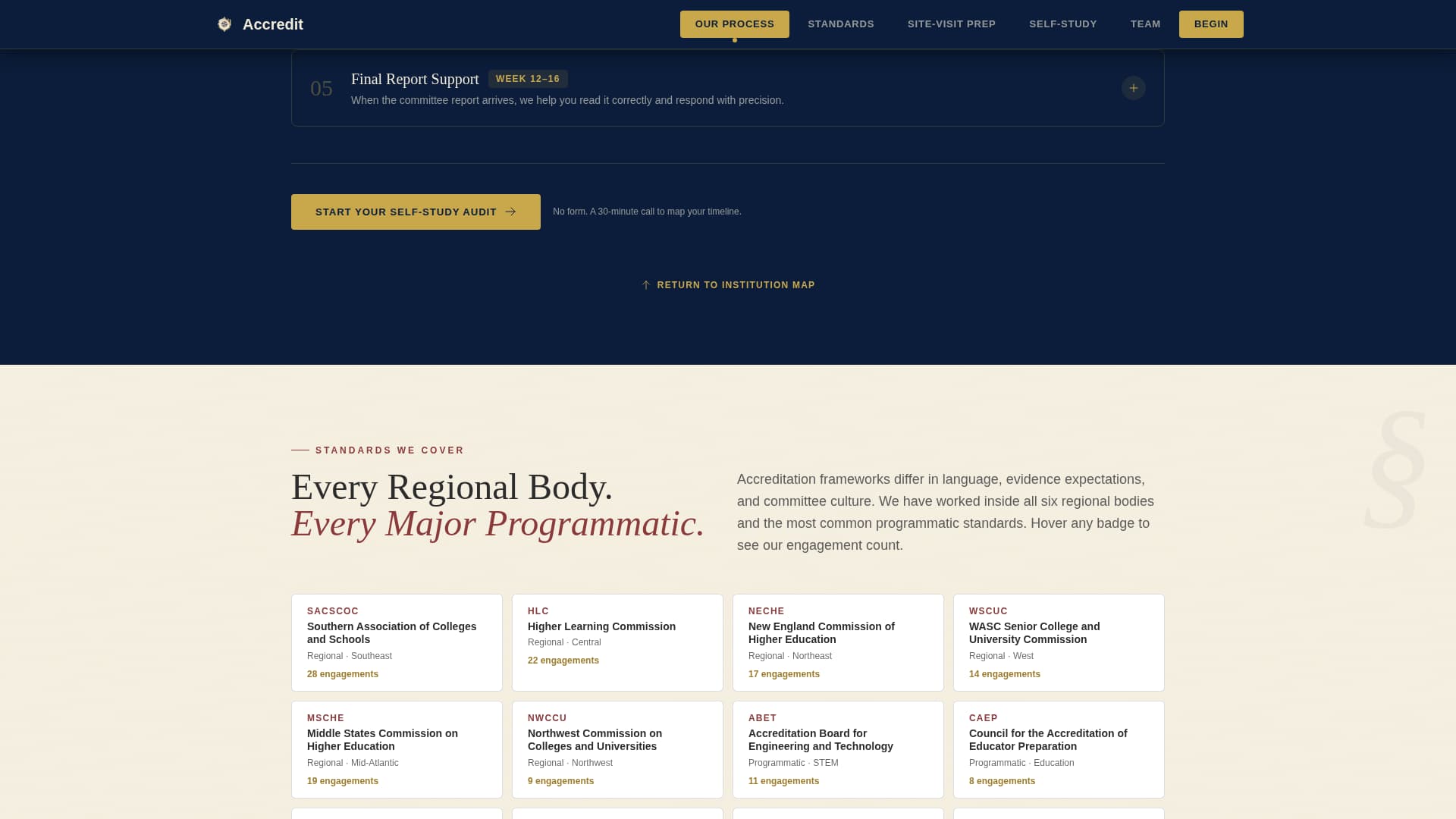 Accredit - Trusted Accreditation Landing Page Template