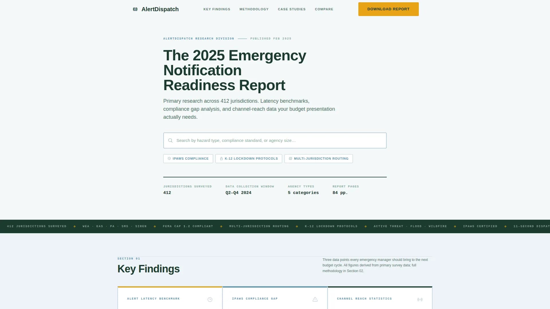 Alert — Proactive Notification System Landing Page Template