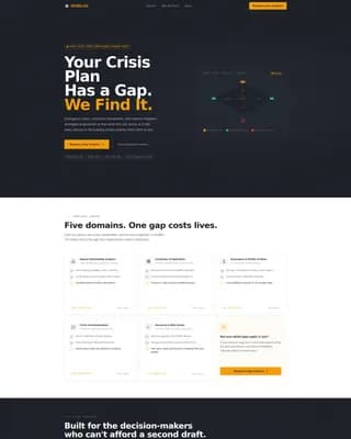 Mobilize — Rapid Crisis Response Landing Page Template