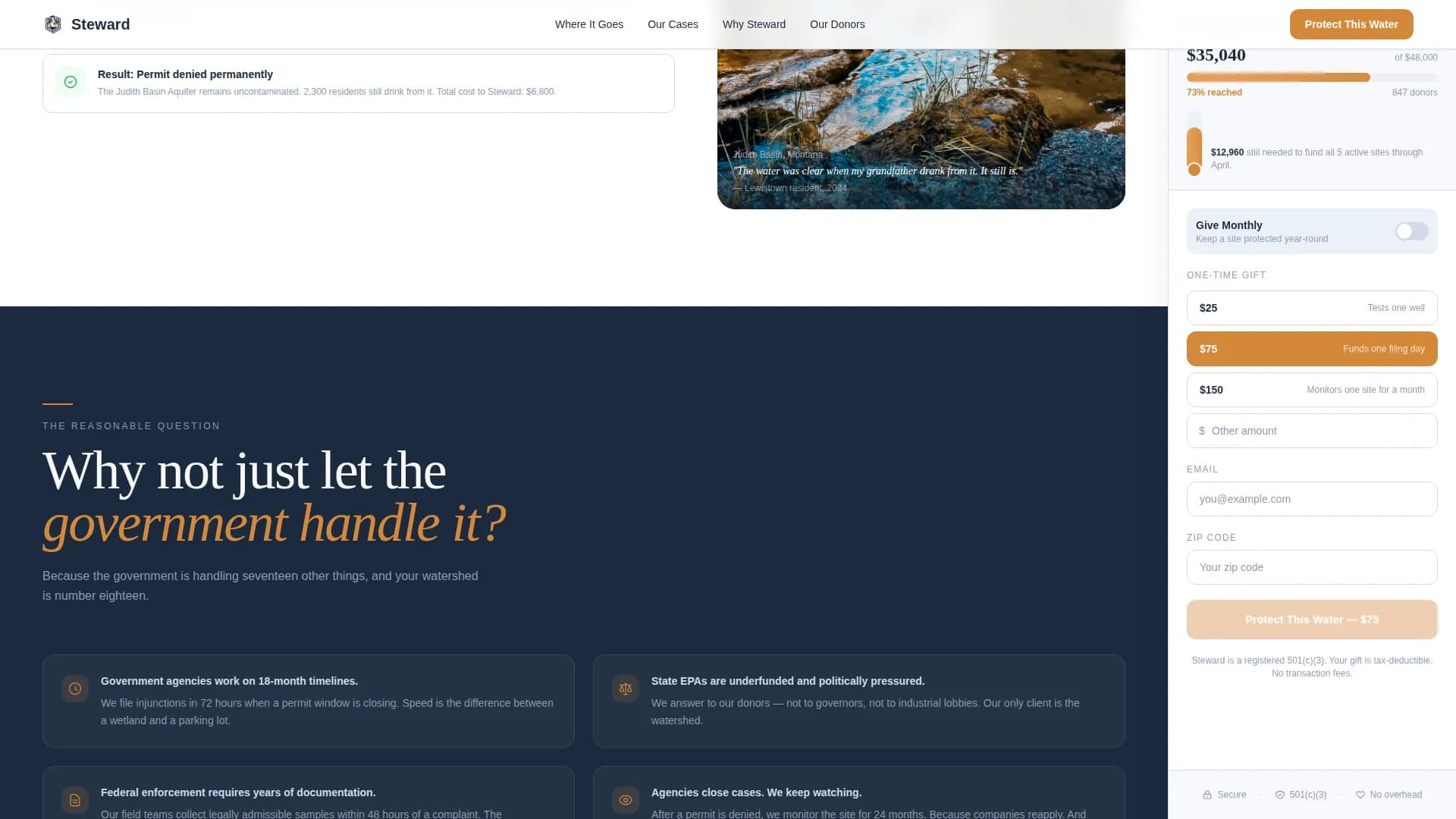 Land & Environmental Agency FAQ Website Template