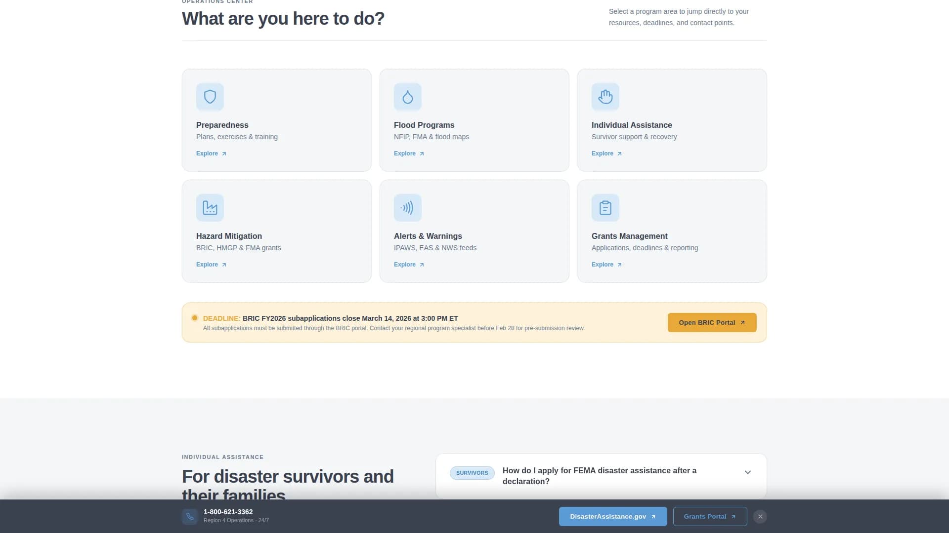 Dispatch - Emergency Operations Center Landing Page Template