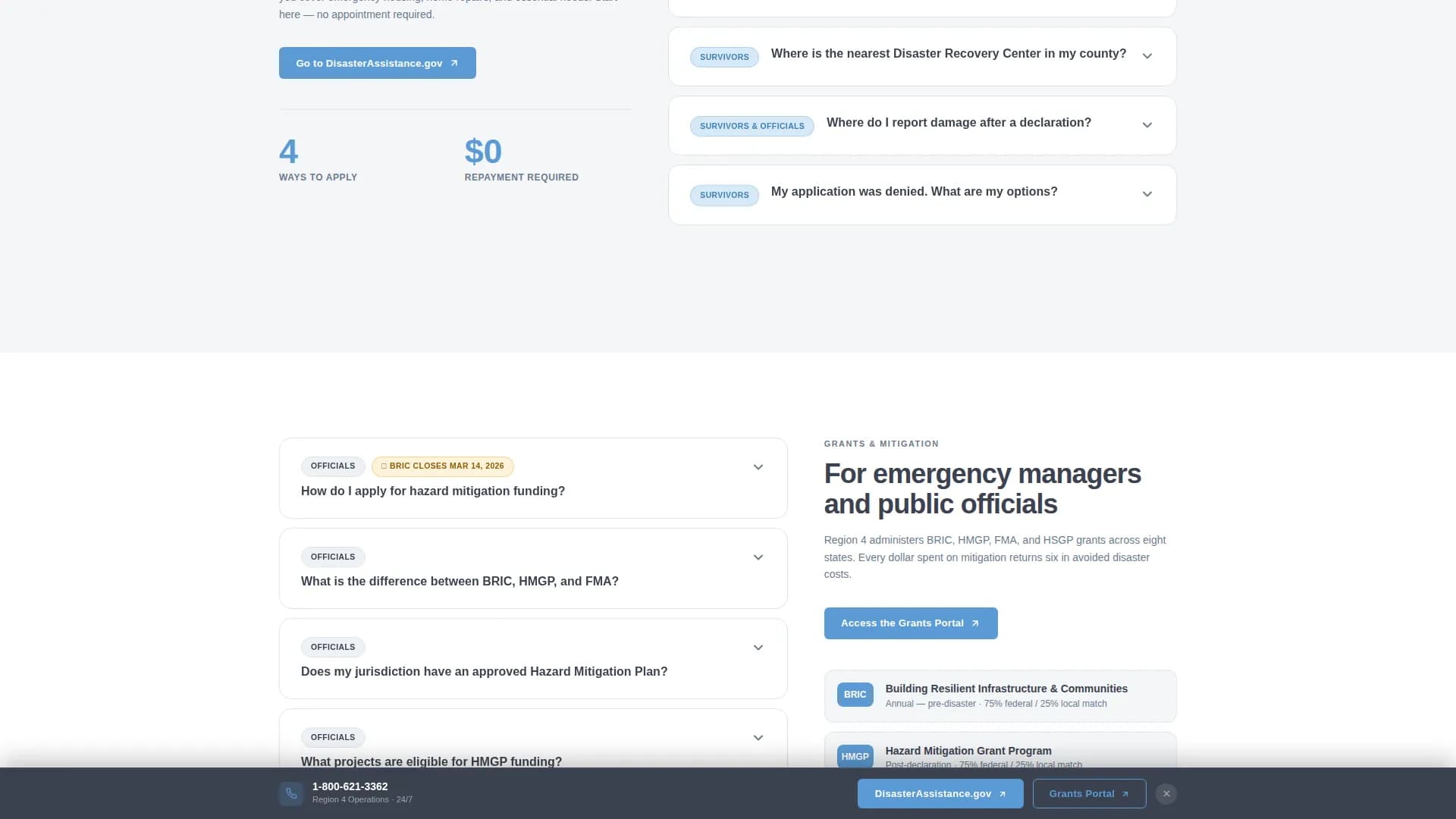 Dispatch - Emergency Operations Center Landing Page Template