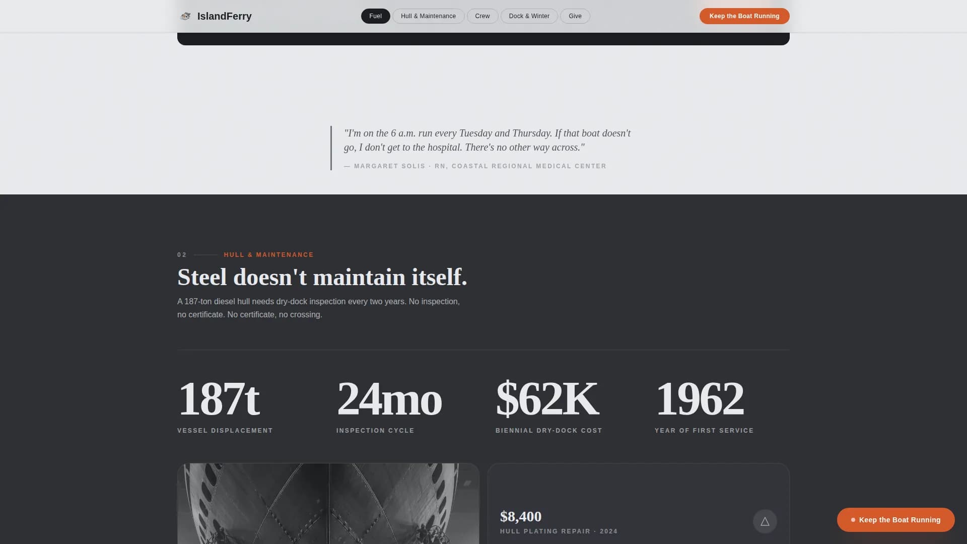 Ferry — Donation Campaign Landing Page Template