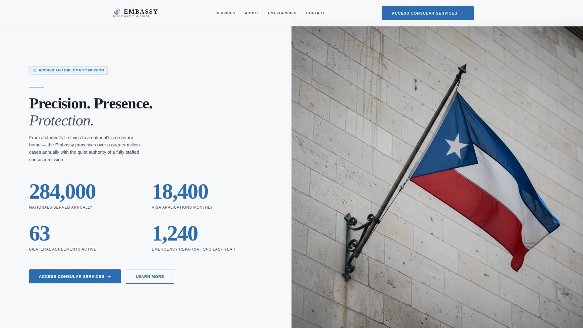 Government Agency & Department Professional Website Template